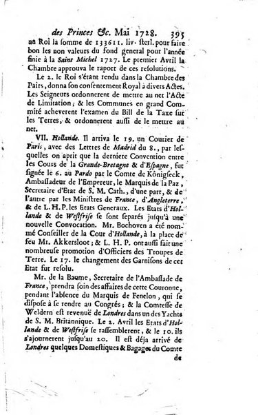 La clef du cabinet des princes de l'Europe ou recueil historique et politique sur les matières du tems