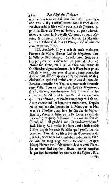 La clef du cabinet des princes de l'Europe ou recueil historique et politique sur les matières du tems