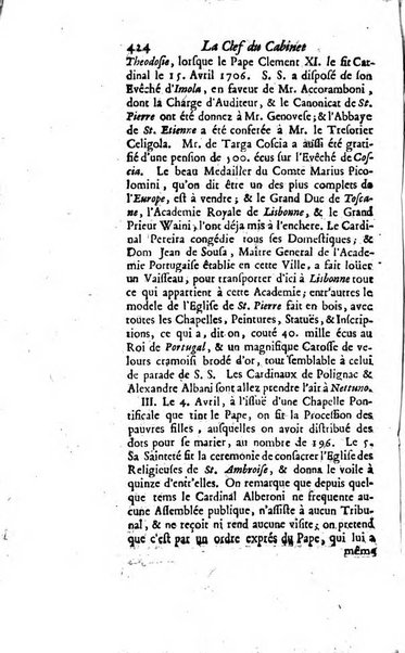 La clef du cabinet des princes de l'Europe ou recueil historique et politique sur les matières du tems