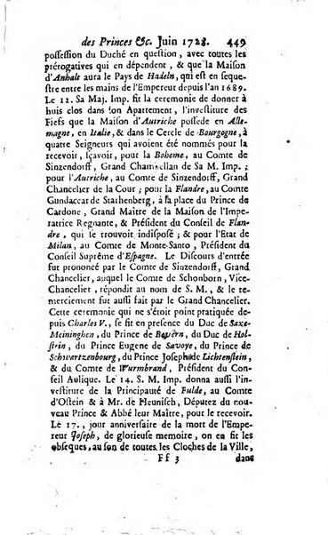 La clef du cabinet des princes de l'Europe ou recueil historique et politique sur les matières du tems