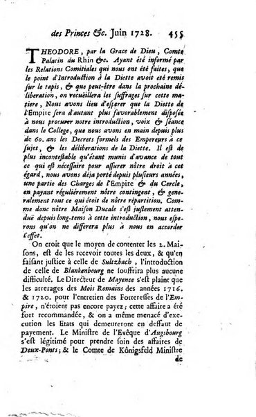 La clef du cabinet des princes de l'Europe ou recueil historique et politique sur les matières du tems