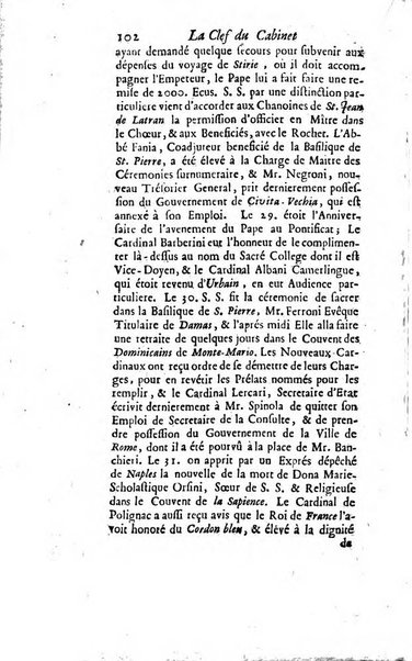 La clef du cabinet des princes de l'Europe ou recueil historique et politique sur les matières du tems