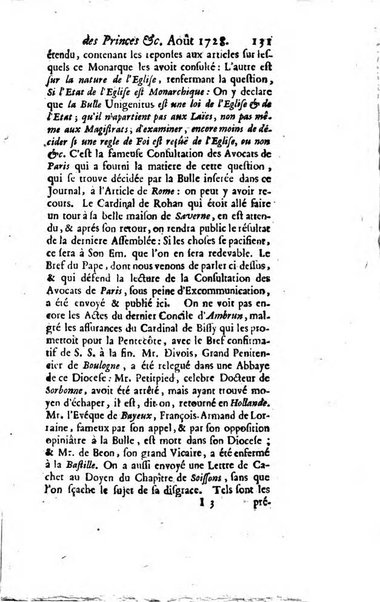 La clef du cabinet des princes de l'Europe ou recueil historique et politique sur les matières du tems