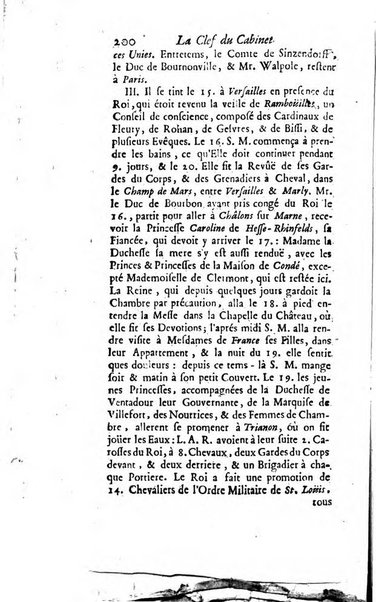 La clef du cabinet des princes de l'Europe ou recueil historique et politique sur les matières du tems