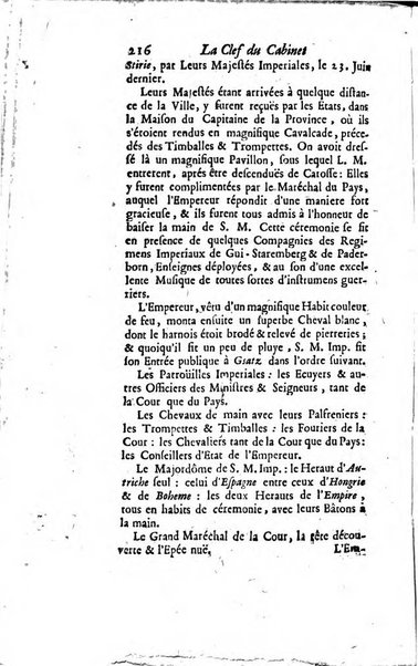 La clef du cabinet des princes de l'Europe ou recueil historique et politique sur les matières du tems