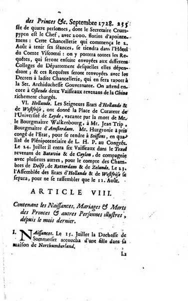 La clef du cabinet des princes de l'Europe ou recueil historique et politique sur les matières du tems