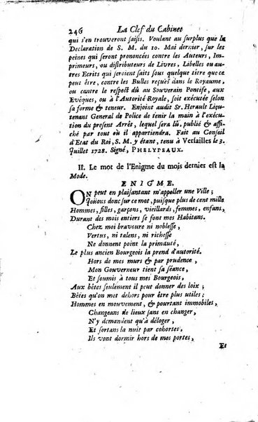 La clef du cabinet des princes de l'Europe ou recueil historique et politique sur les matières du tems