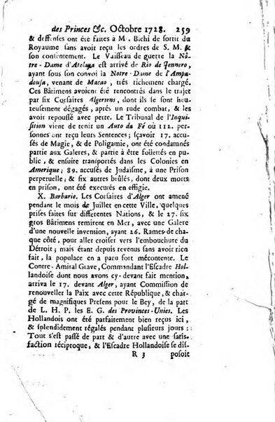 La clef du cabinet des princes de l'Europe ou recueil historique et politique sur les matières du tems