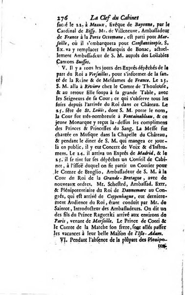 La clef du cabinet des princes de l'Europe ou recueil historique et politique sur les matières du tems