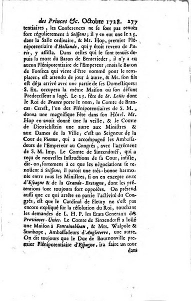 La clef du cabinet des princes de l'Europe ou recueil historique et politique sur les matières du tems