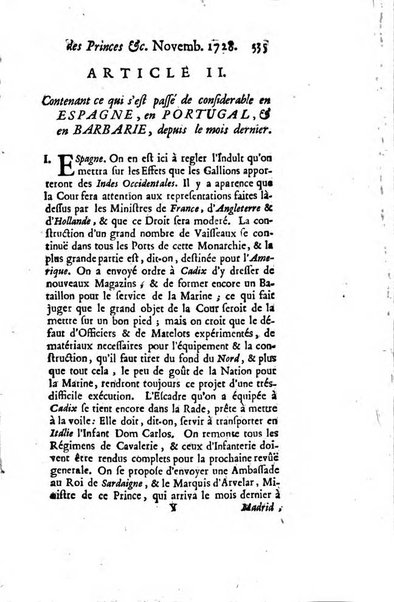 La clef du cabinet des princes de l'Europe ou recueil historique et politique sur les matières du tems