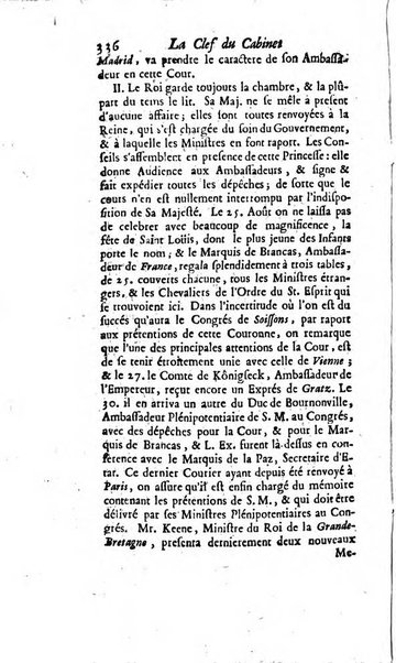 La clef du cabinet des princes de l'Europe ou recueil historique et politique sur les matières du tems