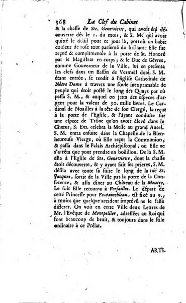 La clef du cabinet des princes de l'Europe ou recueil historique et politique sur les matières du tems