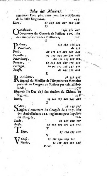 La clef du cabinet des princes de l'Europe ou recueil historique et politique sur les matières du tems