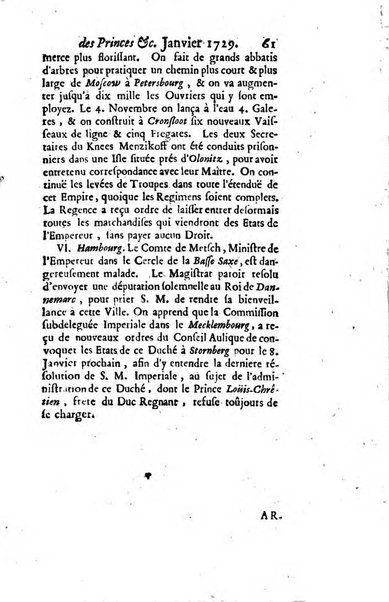 La clef du cabinet des princes de l'Europe ou recueil historique et politique sur les matières du tems