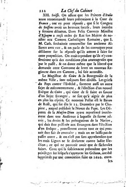 La clef du cabinet des princes de l'Europe ou recueil historique et politique sur les matières du tems