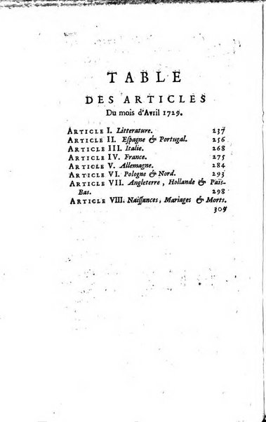 La clef du cabinet des princes de l'Europe ou recueil historique et politique sur les matières du tems