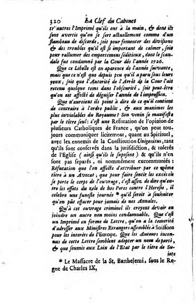 La clef du cabinet des princes de l'Europe ou recueil historique et politique sur les matières du tems