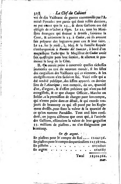 La clef du cabinet des princes de l'Europe ou recueil historique et politique sur les matières du tems