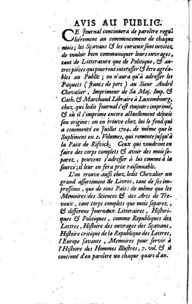 La clef du cabinet des princes de l'Europe ou recueil historique et politique sur les matières du tems