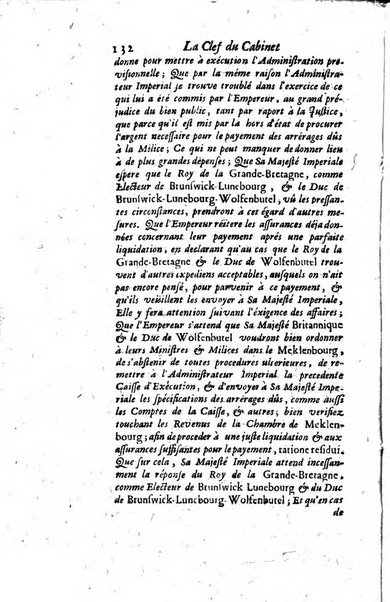 La clef du cabinet des princes de l'Europe ou recueil historique et politique sur les matières du tems