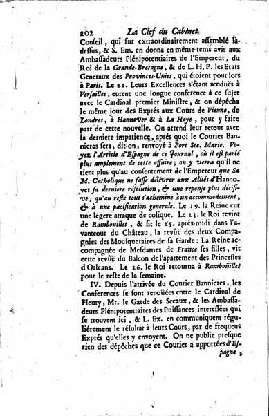 La clef du cabinet des princes de l'Europe ou recueil historique et politique sur les matières du tems