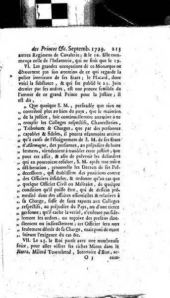 La clef du cabinet des princes de l'Europe ou recueil historique et politique sur les matières du tems