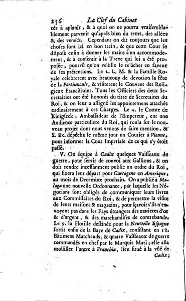 La clef du cabinet des princes de l'Europe ou recueil historique et politique sur les matières du tems