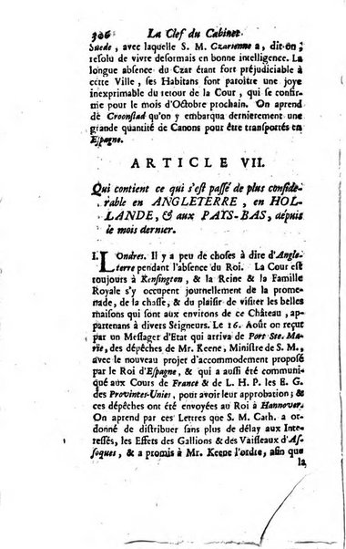 La clef du cabinet des princes de l'Europe ou recueil historique et politique sur les matières du tems