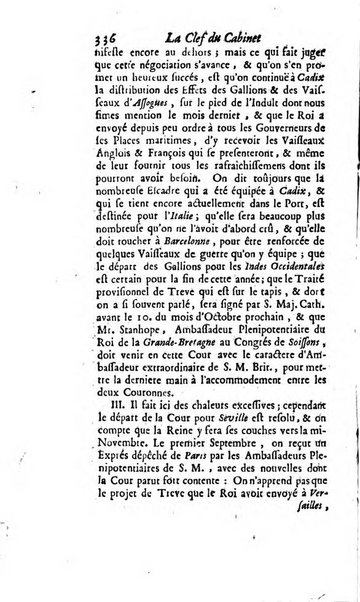 La clef du cabinet des princes de l'Europe ou recueil historique et politique sur les matières du tems