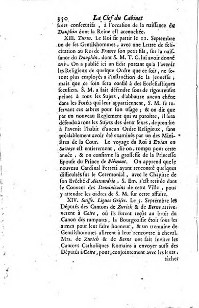 La clef du cabinet des princes de l'Europe ou recueil historique et politique sur les matières du tems