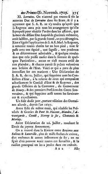 La clef du cabinet des princes de l'Europe ou recueil historique et politique sur les matières du tems