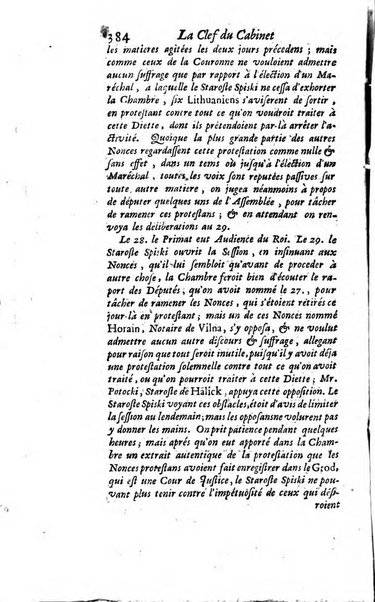 La clef du cabinet des princes de l'Europe ou recueil historique et politique sur les matières du tems