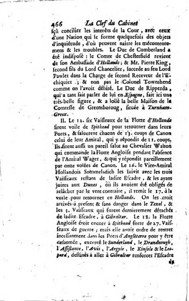 La clef du cabinet des princes de l'Europe ou recueil historique et politique sur les matières du tems