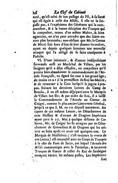 La clef du cabinet des princes de l'Europe ou recueil historique et politique sur les matières du tems