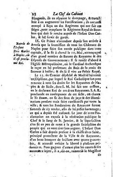 La clef du cabinet des princes de l'Europe ou recueil historique et politique sur les matières du tems