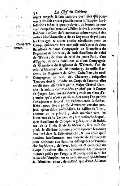 La clef du cabinet des princes de l'Europe ou recueil historique et politique sur les matières du tems