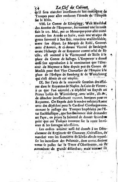 La clef du cabinet des princes de l'Europe ou recueil historique et politique sur les matières du tems