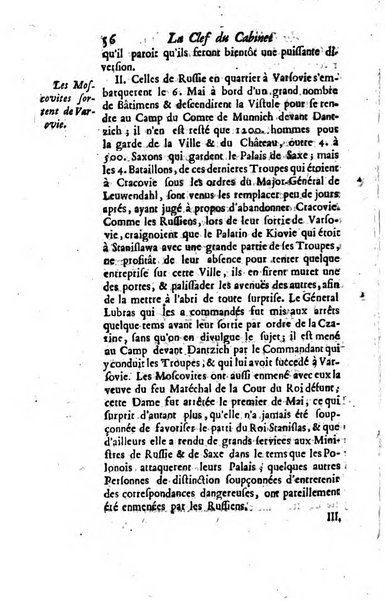 La clef du cabinet des princes de l'Europe ou recueil historique et politique sur les matières du tems