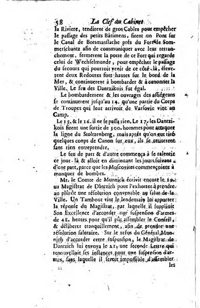 La clef du cabinet des princes de l'Europe ou recueil historique et politique sur les matières du tems