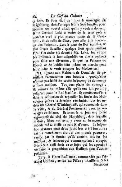 La clef du cabinet des princes de l'Europe ou recueil historique et politique sur les matières du tems