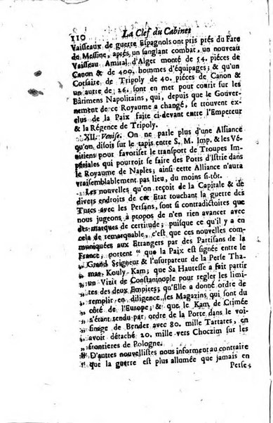 La clef du cabinet des princes de l'Europe ou recueil historique et politique sur les matières du tems