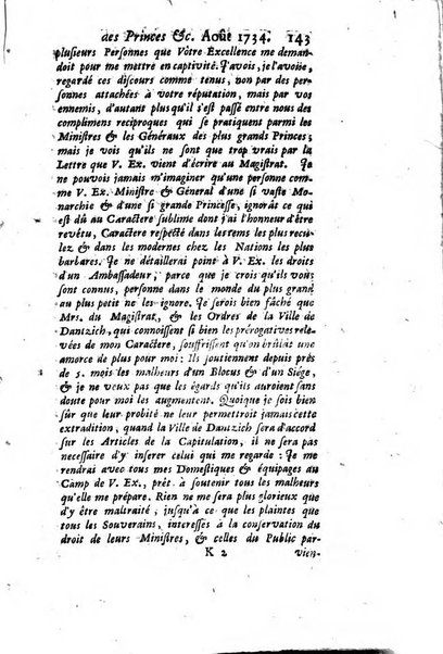 La clef du cabinet des princes de l'Europe ou recueil historique et politique sur les matières du tems