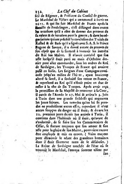 La clef du cabinet des princes de l'Europe ou recueil historique et politique sur les matières du tems