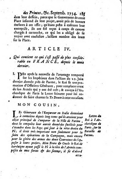 La clef du cabinet des princes de l'Europe ou recueil historique et politique sur les matières du tems