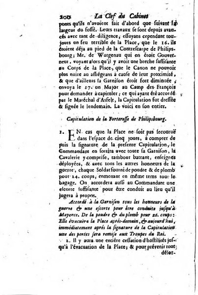 La clef du cabinet des princes de l'Europe ou recueil historique et politique sur les matières du tems