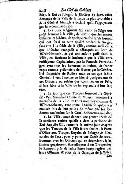 La clef du cabinet des princes de l'Europe ou recueil historique et politique sur les matières du tems