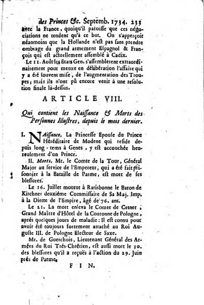 La clef du cabinet des princes de l'Europe ou recueil historique et politique sur les matières du tems