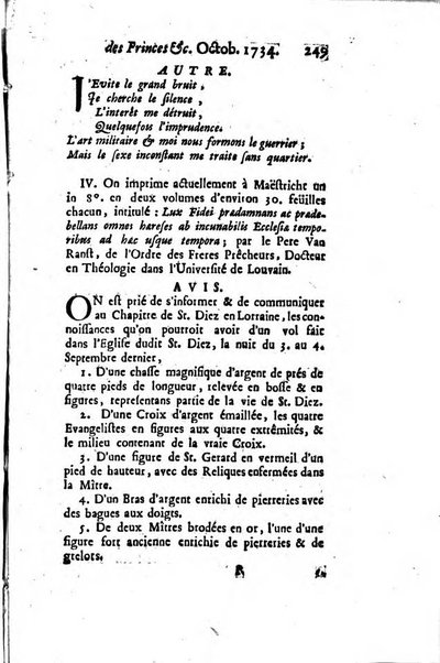 La clef du cabinet des princes de l'Europe ou recueil historique et politique sur les matières du tems