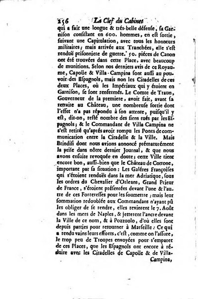 La clef du cabinet des princes de l'Europe ou recueil historique et politique sur les matières du tems